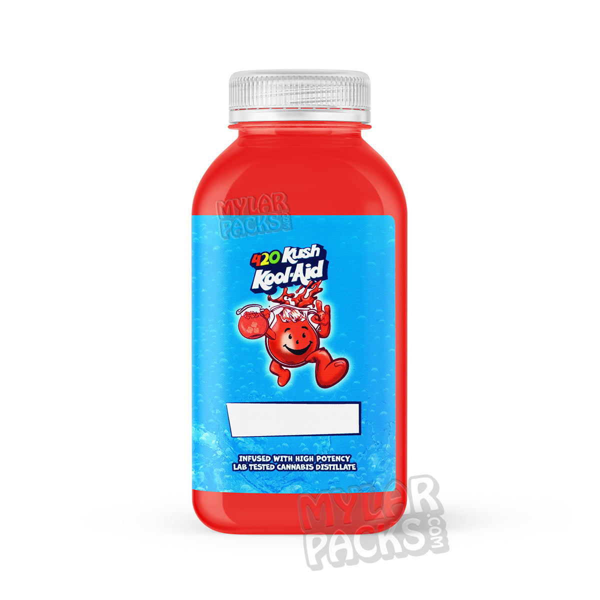 420 Kush Kool Aid 500mg Cannabis Infused Fruit Drink Sticker Wraparound ...