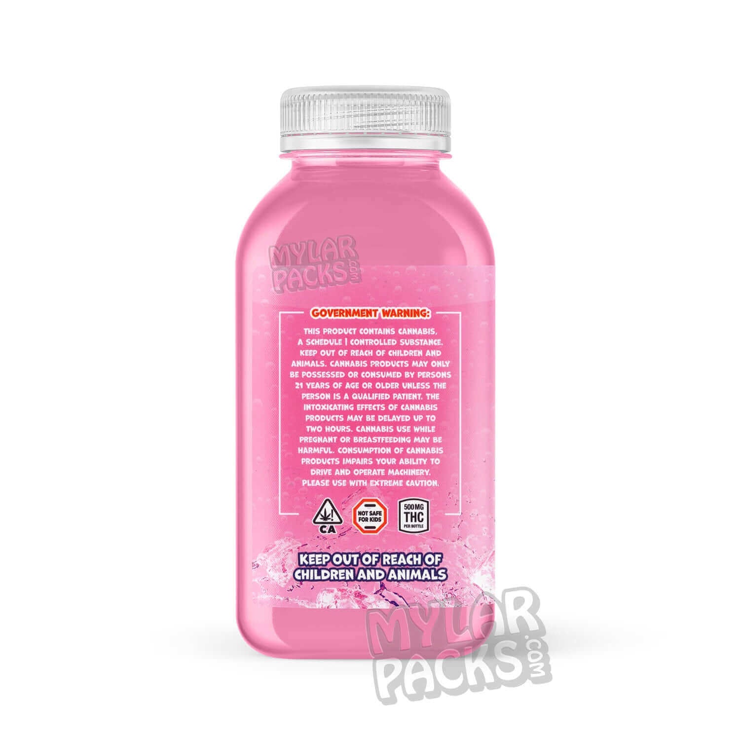 420 Kush Kool Aid Pink Lemonade Sticker | 500mg Infused Label ...